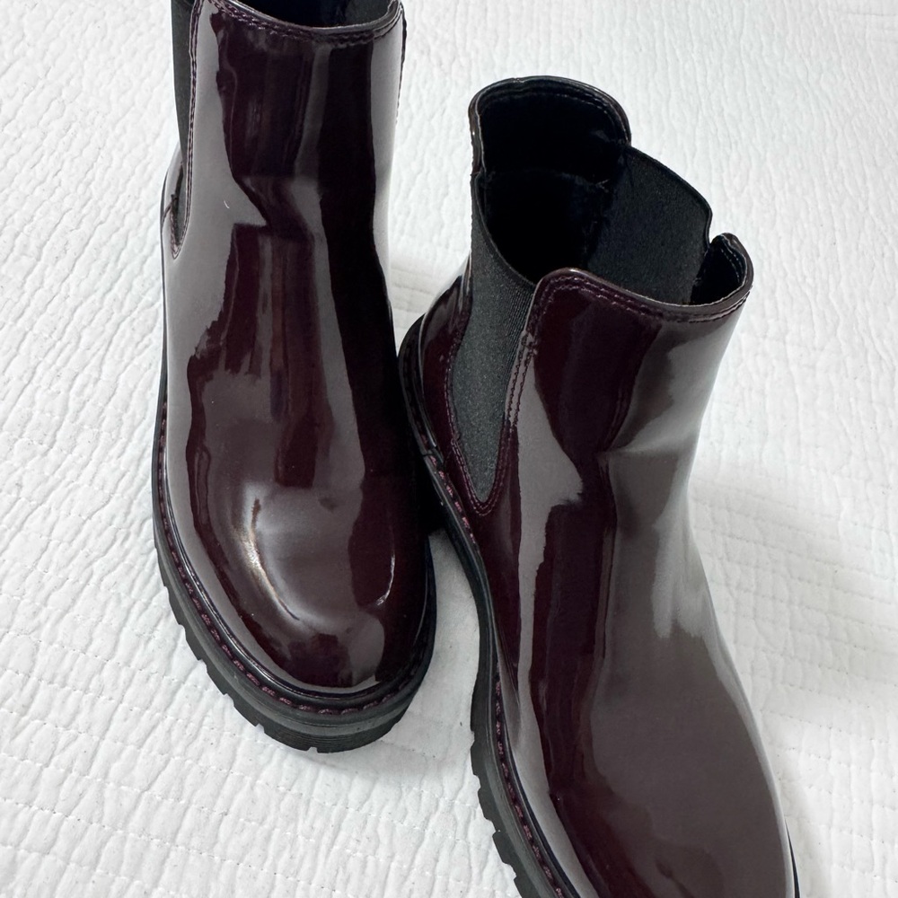 True Craft Burgundy Heeled Boots